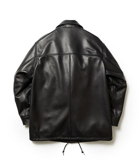 MR.OLIVE / SKOOKUM COLLABORATION / LAMB LEATHER COACH JACKET ミスターオリーブ/スクーカムコラボ / ラムレザーコーチジャケット
